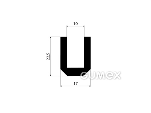 GUMMIPROFILE U-FORM - EPDM